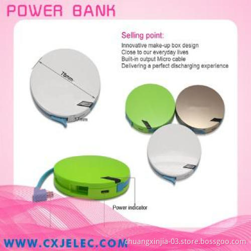 Best gift for lady-fashion portable power bank for Iphone/Ipad
